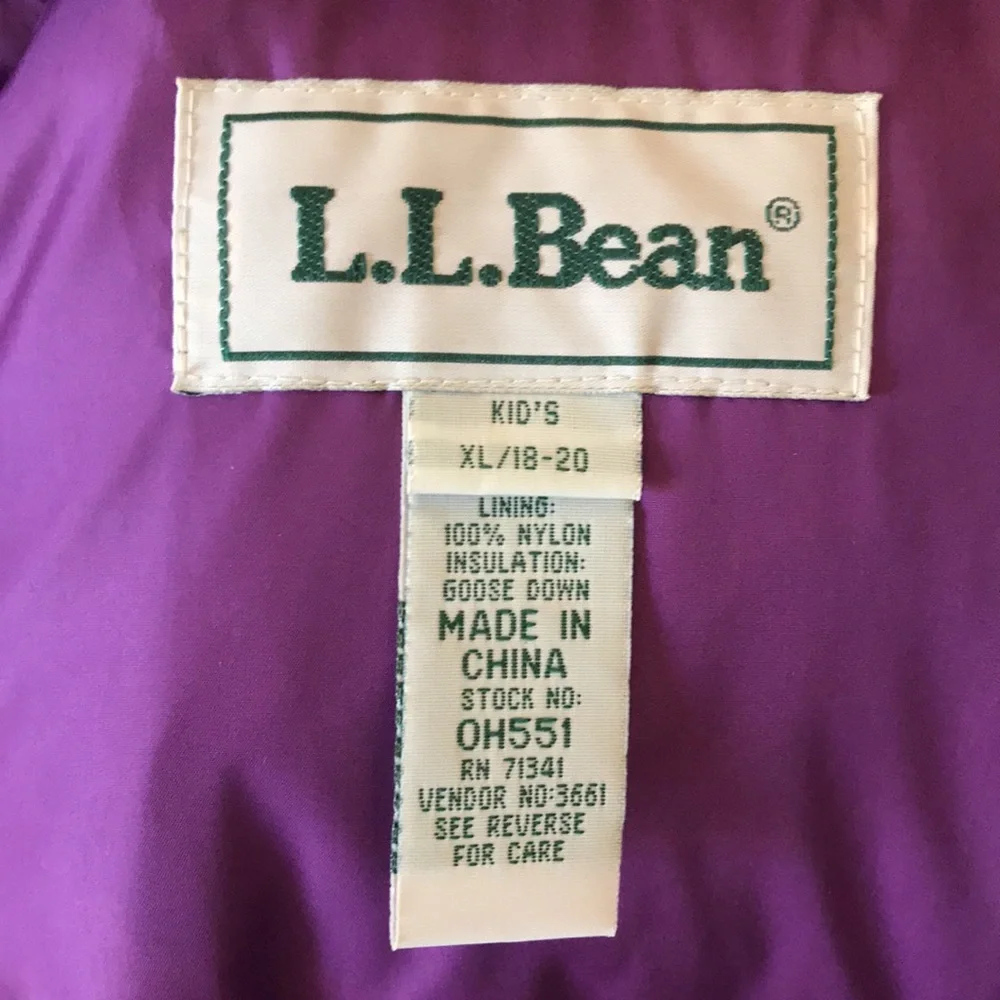 L.L. Bean Goose Down Puffer Vest - Picture 4 of 11